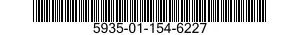 5935-01-154-6227 CONNECTOR,PLUG,ELECTRICAL 5935011546227 011546227