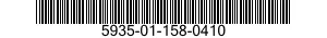 5935-01-158-0410 CLAMP,CABLE,ELECTRICAL CONNECTOR 5935011580410 011580410