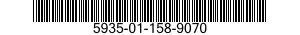 5935-01-158-9070 CONNECTOR,RECEPTACLE,ELECTRICAL 5935011589070 011589070