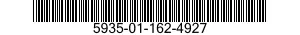 5935-01-162-4927 SOCKET,PLUG-IN ELECTRONIC COMPONENTS 5935011624927 011624927
