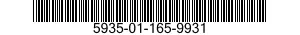 5935-01-165-9931 CONNECTOR,PLUG,ELECTRICAL 5935011659931 011659931