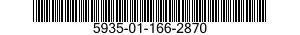 5935-01-166-2870 CONNECTOR,PLUG,ELECTRICAL 5935011662870 011662870