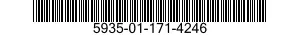 5935-01-171-4246 RETAINER,ELECTRICAL CONNECTOR 5935011714246 011714246