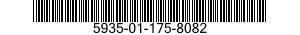 5935-01-175-8082 SOCKET,PLUG-IN ELECTRONIC COMPONENTS 5935011758082 011758082