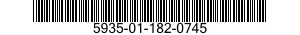 5935-01-182-0745 SOCKET,PLUG-IN ELECTRONIC COMPONENTS 5935011820745 011820745