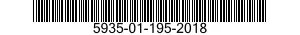 5935-01-195-2018 CONNECTOR,PLUG,ELECTRICAL 5935011952018 011952018
