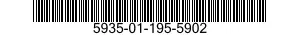 5935-01-195-5902 CONNECTOR,RECEPTACLE,ELECTRICAL 5935011955902 011955902