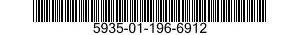 5935-01-196-6912 CONNECTOR,RECEPTACLE,ELECTRICAL 5935011966912 011966912