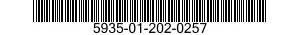 5935-01-202-0257 PLATE,RETAINING,ELECTRICAL CONNECTOR 5935012020257 012020257