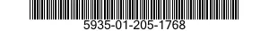 5935-01-205-1768 SOCKET,PLUG-IN ELECTRONIC COMPONENTS 5935012051768 012051768