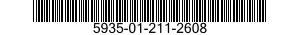 5935-01-211-2608 POLARIZING KEY,ELECTRICAL CONNECTOR 5935012112608 012112608