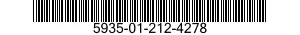 5935-01-212-4278 CONNECTOR BODY,PLUG,ELECTRICAL 5935012124278 012124278