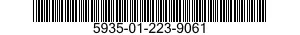 5935-01-223-9061 SOCKET,PLUG-IN ELECTRONIC COMPONENTS 5935012239061 012239061