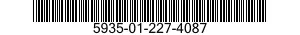 5935-01-227-4087 CONNECTOR,RECEPTACLE,ELECTRICAL 5935012274087 012274087
