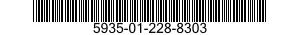 5935-01-228-8303 PLATE,RETAINING,ELECTRICAL CONNECTOR 5935012288303 012288303