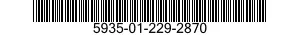5935-01-229-2870 CONNECTOR,PLUG,ELECTRICAL 5935012292870 012292870
