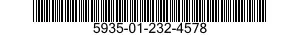 5935-01-232-4578 CONNECTOR,PLUG,ELECTRICAL 5935012324578 012324578