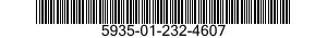 5935-01-232-4607 CONNECTOR BODY,RECEPTACLE,ELECTRICAL 5935012324607 012324607