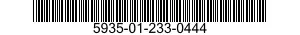 5935-01-233-0444 CONNECTOR,PLUG,ELECTRICAL 5935012330444 012330444