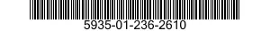 5935-01-236-2610  5935012362610 012362610
