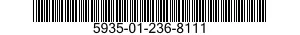5935-01-236-8111 MOLD,POTTING,ELECTRICAL CONNECTOR 5935012368111 012368111