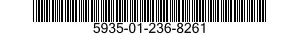 5935-01-236-8261 ADAPTER,CABLE CLAMP TO CONNECTOR 5935012368261 012368261