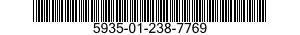 5935-01-238-7769 CONNECTOR,RECEPTACLE,ELECTRICAL 5935012387769 012387769