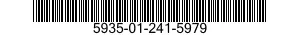 5935-01-241-5979 CONNECTOR,RECEPTACLE,ELECTRICAL 5935012415979 012415979