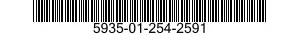 5935-01-254-2591 CONNECTOR,RECEPTACLE,ELECTRICAL 5935012542591 012542591