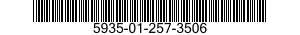 5935-01-257-3506 SOCKET,PLUG-IN ELECTRONIC COMPONENTS 5935012573506 012573506