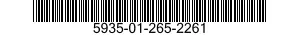 5935-01-265-2261 CONNECTOR 5935012652261 012652261