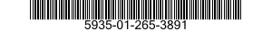 5935-01-265-3891 CONNECTOR,RECEPTACLE,ELECTRICAL 5935012653891 012653891