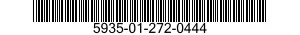 5935-01-272-0444 SHELL,ELECTRICAL CONNECTOR 5935012720444 012720444
