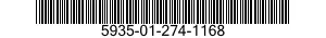 5935-01-274-1168 JACKSCREW,ELECTRICAL CONNECTOR 5935012741168 012741168