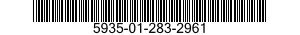 5935-01-283-2961 CONNECTOR,RECEPTACLE,ELECTRICAL 5935012832961 012832961