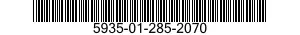 5935-01-285-2070 CONNECTOR,RECEPTACLE,ELECTRICAL 5935012852070 012852070