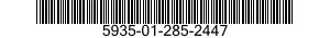 5935-01-285-2447 CONNECTOR,RECEPTACLE,ELECTRICAL 5935012852447 012852447