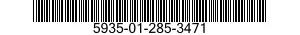 5935-01-285-3471 ADAPTER,CABLE CLAMP TO CONNECTOR 5935012853471 012853471