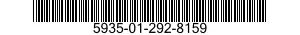 5935-01-292-8159 CONNECTOR,RECEPTACLE,ELECTRICAL 5935012928159 012928159
