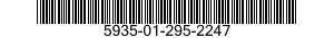 5935-01-295-2247 CONNECTOR,RECEPTACLE,ELECTRICAL 5935012952247 012952247