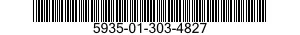 5935-01-303-4827 COVER,ELECTRICAL CONNECTOR 5935013034827 013034827
