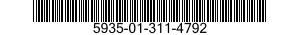 5935-01-311-4792 SHELL,ELECTRICAL CONNECTOR 5935013114792 013114792