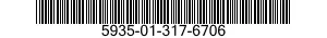 5935-01-317-6706 NUT,COUPLING,ELECTRICAL CONNECTOR 5935013176706 013176706