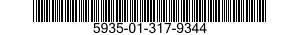 5935-01-317-9344 CONNECTOR,RECEPTACLE,ELECTRICAL 5935013179344 013179344