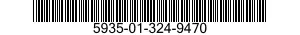 5935-01-324-9470 SOCKET,PLUG-IN ELECTRONIC COMPONENTS 5935013249470 013249470