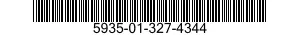 5935-01-327-4344 CONNECTOR,RECEPTACLE,ELECTRICAL 5935013274344 013274344