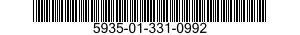 5935-01-331-0992 SOCKET,PLUG-IN ELECTRONIC COMPONENTS 5935013310992 013310992