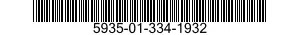 5935-01-334-1932 CONNECTOR,PLUG,ELECTRICAL 5935013341932 013341932