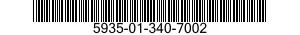 5935-01-340-7002 CONNECTOR BODY,PLUG,ELECTRICAL 5935013407002 013407002