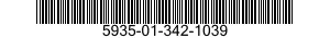 5935-01-342-1039 SOCKET,PLUG-IN ELECTRONIC COMPONENTS 5935013421039 013421039